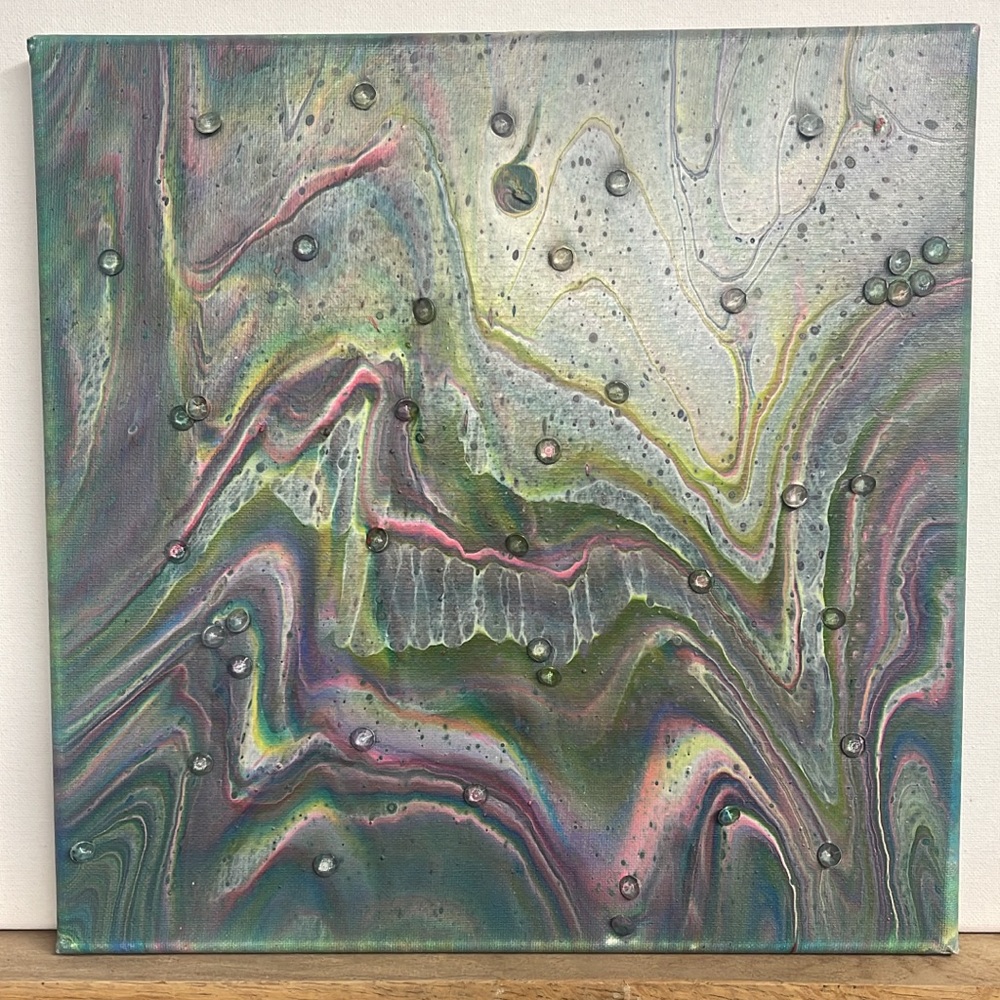 Abstract Swirl Canvas Art